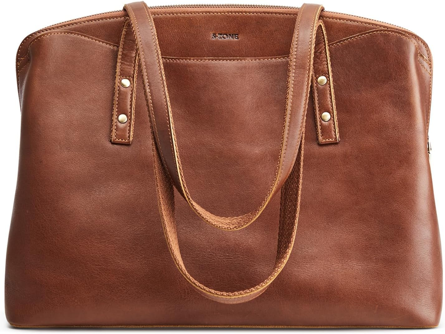 Leather Tote Bag for Women Large Capacity Work Shoulder Handbags Purses