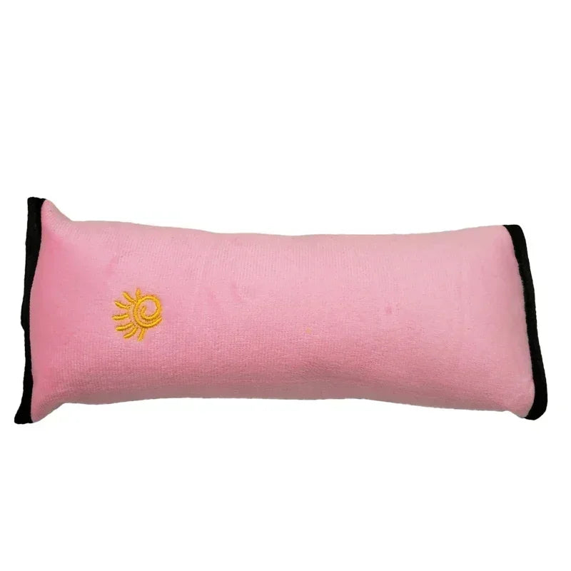 Adjustable Universal Car Seat Belt Pillow for Kids Plush Shoulder Head Protector Baby Sleeping Pad Comfortable Travel Accessory