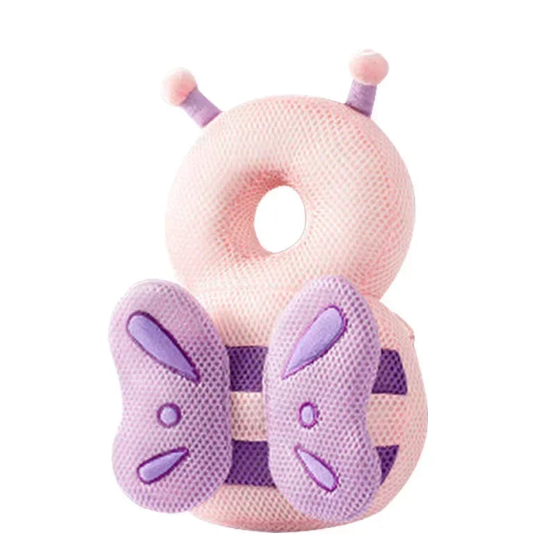 Toddler Baby Head Protector Safety Pad Cushion Back Prevent Injured Angel Bee Cartoon Security Pillows Protective Headgear