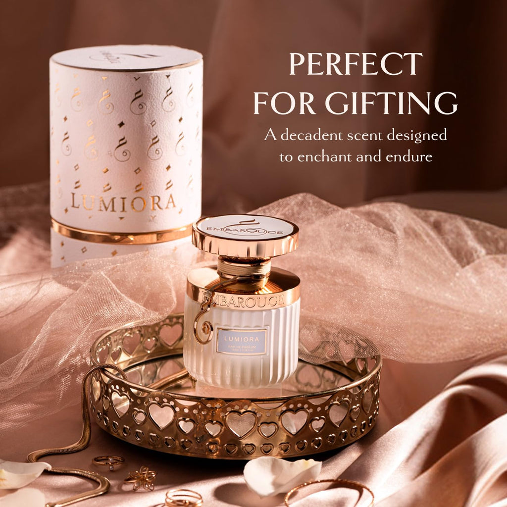Lumiora | Eau De Parfum | Floral • Oud • Oriental | Fargrance for Women | 3.4 Fl. Oz./100 Ml