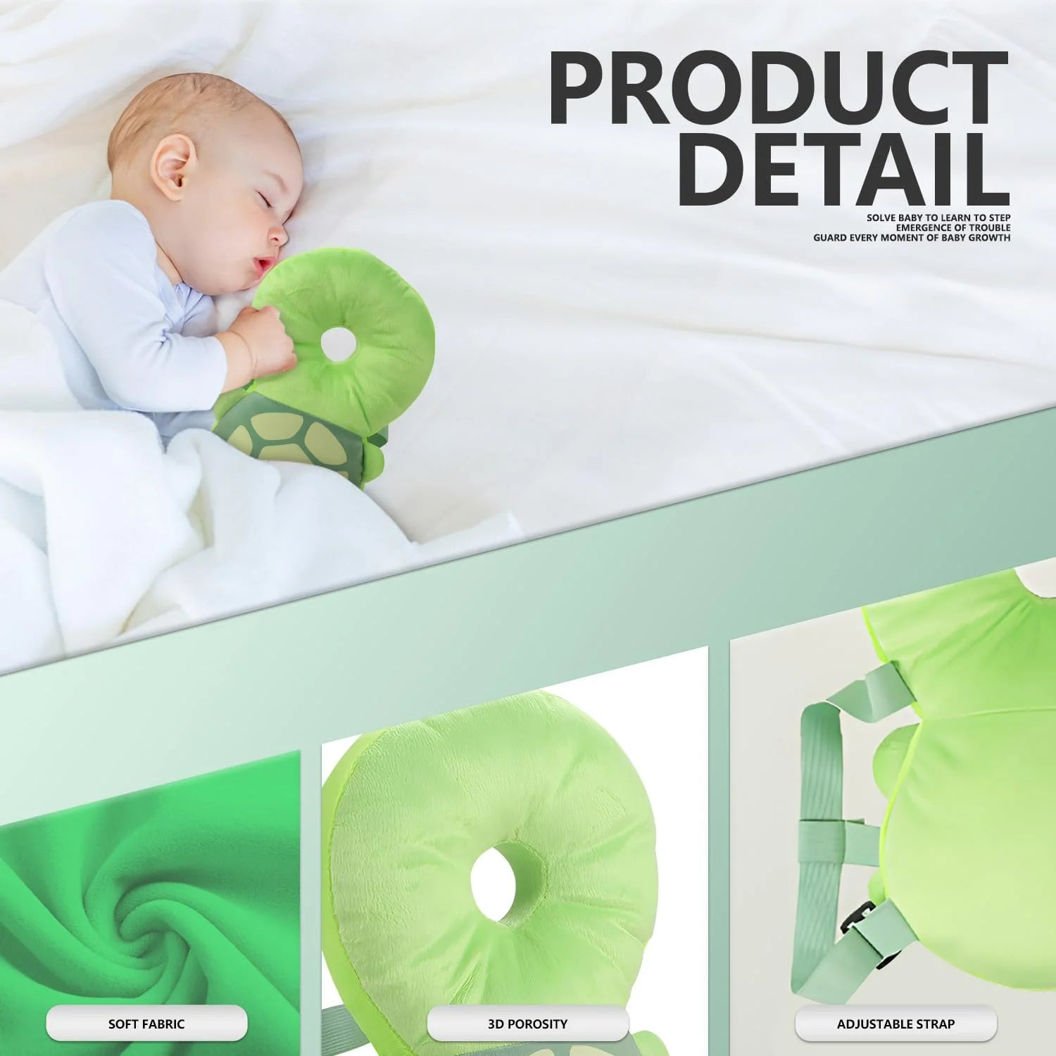 Baby Security Pillows Toddler Head Protector Safety Pad Cartoon Animals Anti Fall Pillows Protective Headgear Baby Xmas Gifts