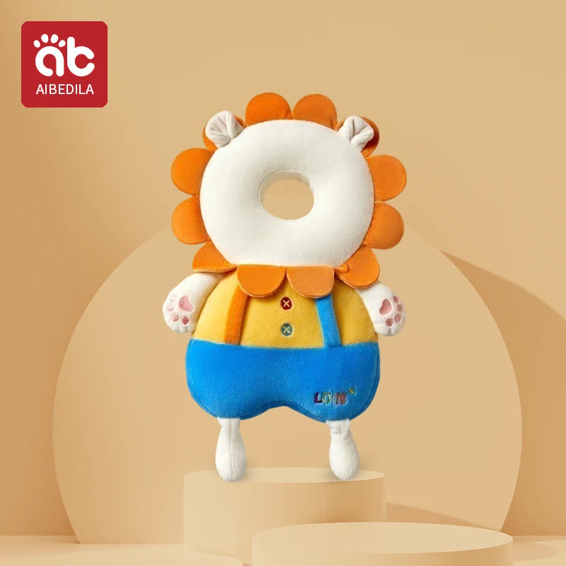 AIBEDILA Cartoon Baby Head Protector Backpack 1-3T Toddler Anti-Fall Safety Cushion Pad Protective Headgear Injury Prevention