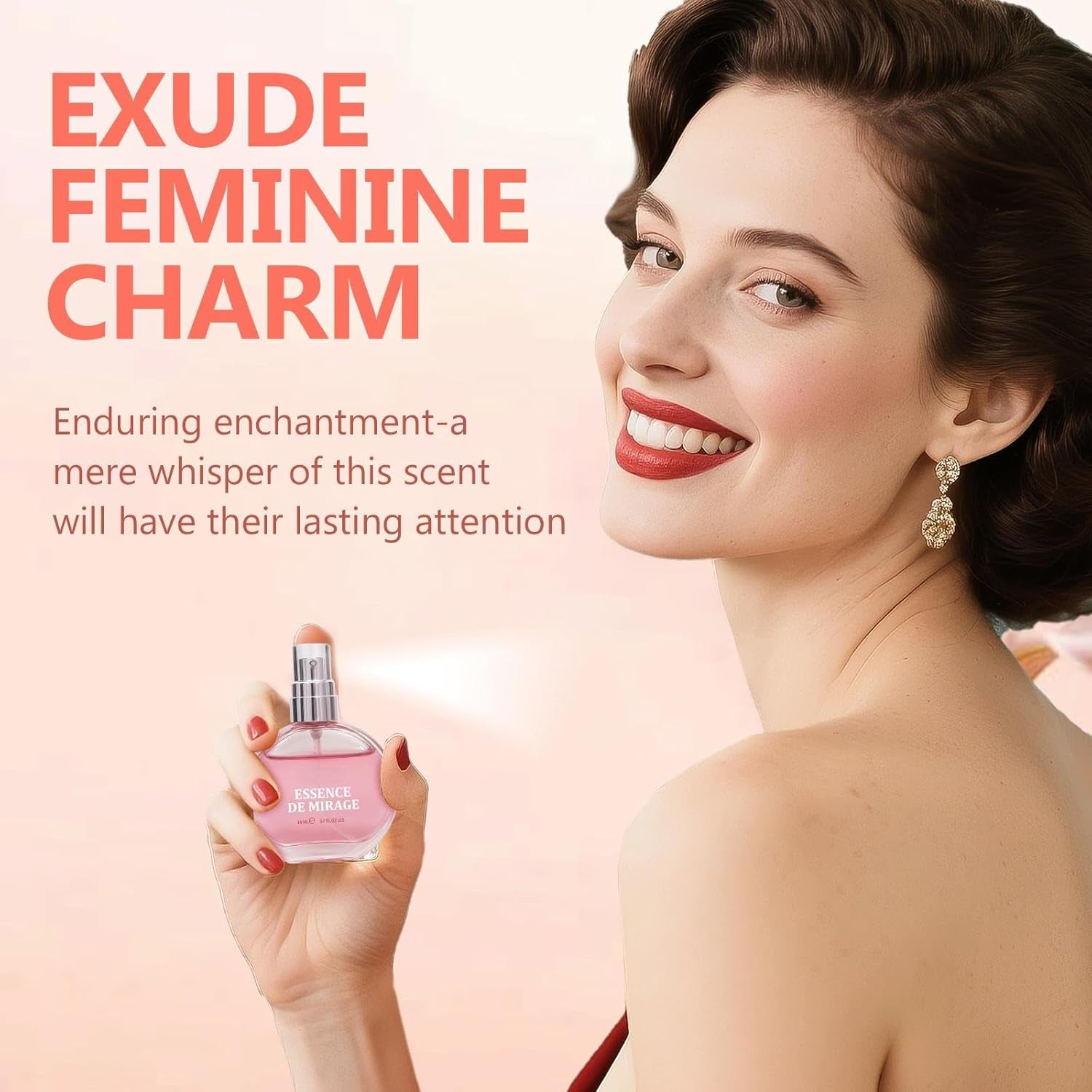 Pheromone Perfume for Women, Long-Lasting Fragrance Oil with Natural Essence, Elegant Scent to Enhance Your Allure and Confidence