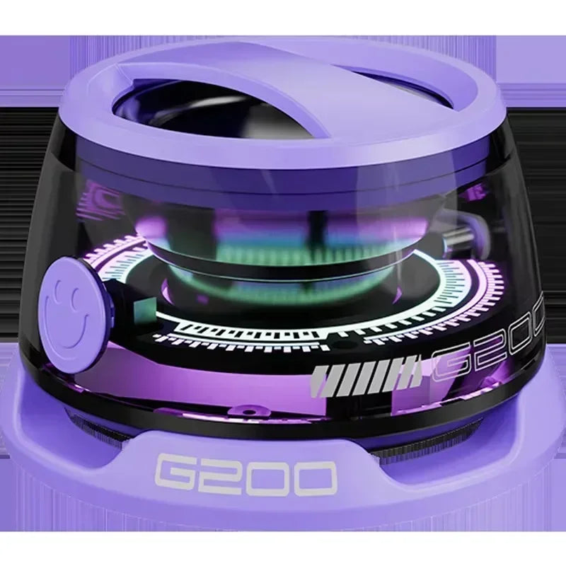Portable Bluetooth Speaker G200 RGB Lighting Magnetic Speaker BT5.3 Mini Sound Box 7 Hours Playback Phone Holder Holiday gift