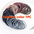 Accessoires Women Girls Silky Satin Hair Scrunchies Solid Stretch Elastic Simple Elegant Rubber Band Ponytail Tie Low Cost