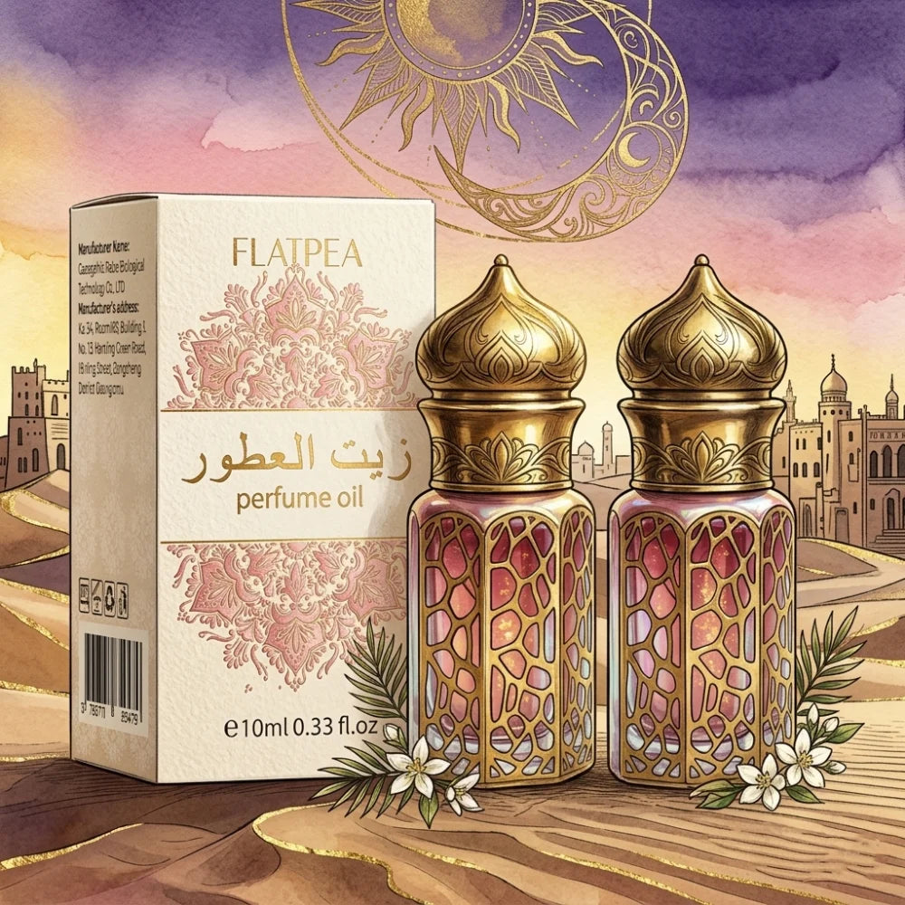 Luxury Women's Arabia Perfume Oil Elegant Orchid Vanilla Fragrance Long-lasting Fresh Romantic Natural Scent for Lady Gift 10ml