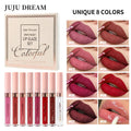 8 Pcs Waterproof Long-Lasting Matte Liquid Lipstick Set Non-Stick Cup Lip Glaze Velvet Matte Lip Tints Non-Stick Lip Gloss