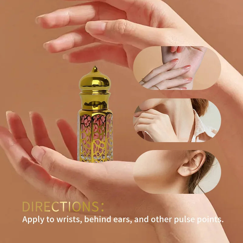 Luxury Women's Arabia Perfume Oil Elegant Orchid Vanilla Fragrance Long-lasting Fresh Romantic Natural Scent for Lady Gift 10ml
