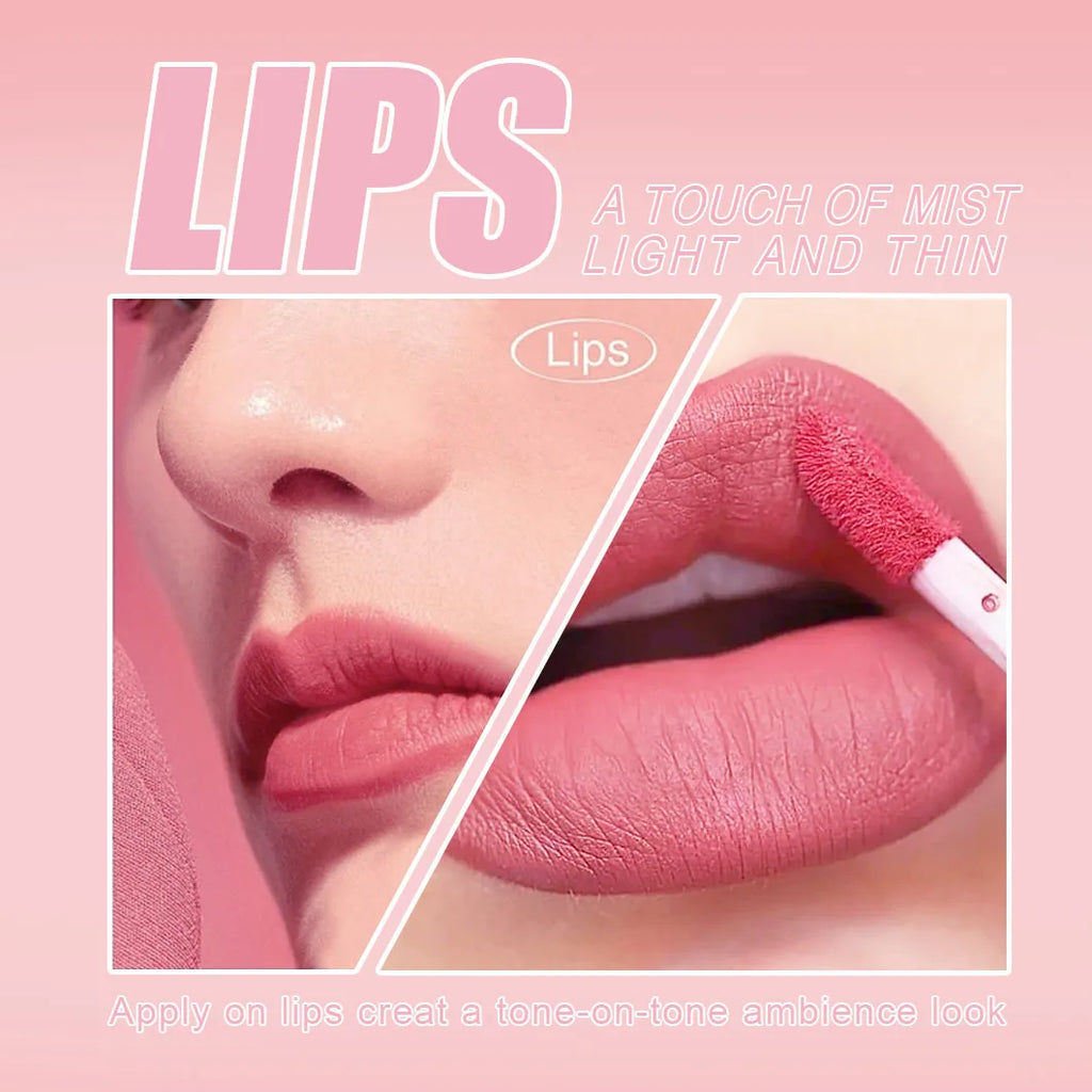 Wholesale Your Own Brand Nude Mini Liquid Lipstick   Lip Set Long Lasting No logo Matte  Lipstick