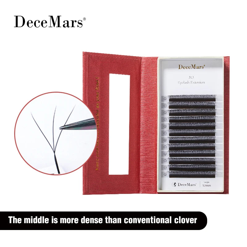✨ 3D W-Shaped Eyelash Extensions – Soft Volume Lash Clusters