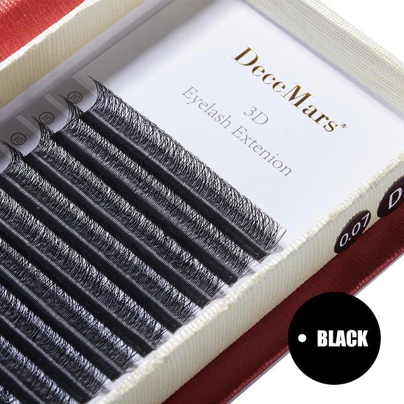✨ 3D W-Shaped Eyelash Extensions – Soft Volume Lash Clusters