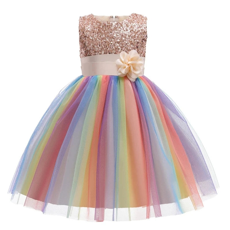 Rainbow Princess Dress