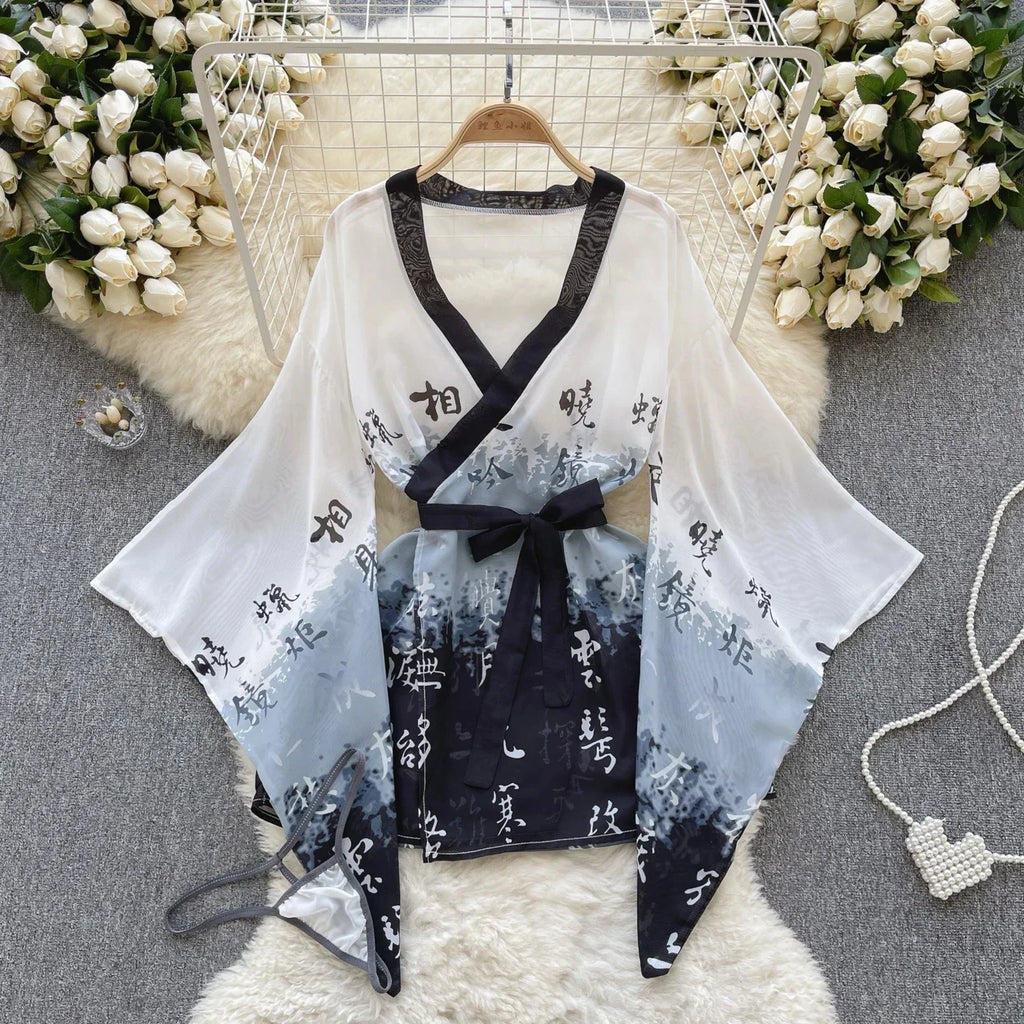 Japanese Elegance Robe 🖤