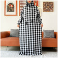 عباية كاروه كاجوال    Casual Plaid Hoodie Abaya