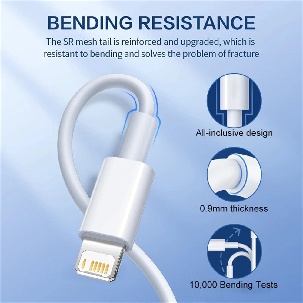 ⚡ 30W Fast Charging Cable for iPhone – PD USB Charger Cable