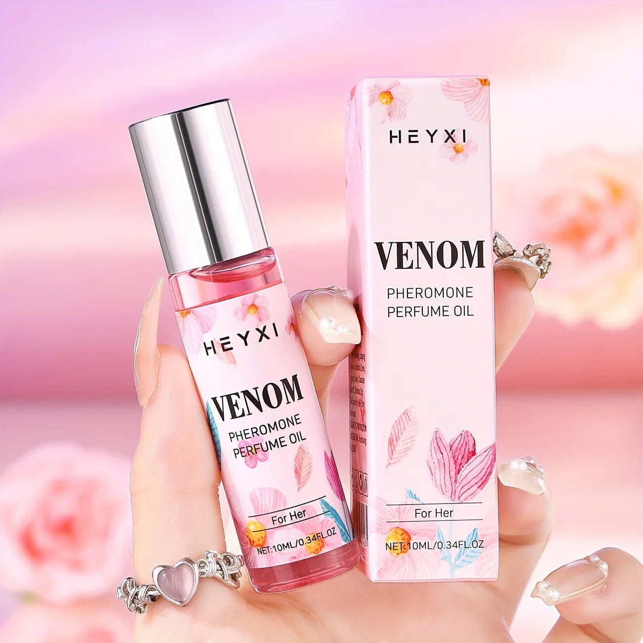 Women’s Pheromone Couple Roll-on Perfume Essential Oil Fruity Floral Long-lasting Fragrance Suitable For Carrying On Dates Gifts