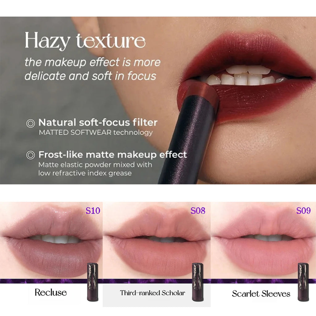 Girlcult Matte Lipstick(S08-S10),Matte Texture,Smooth & Non-Drying,Velvety Matte Finish,Highly Pigmented & Vibrant,Matte Lock