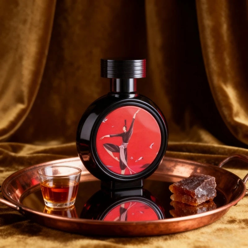 women Long Lasting Fresh Woody Perfume 75ml Oriental Elegant Fragrance with Warm Spicy Aroma Gentle Alluring Scent for Confident