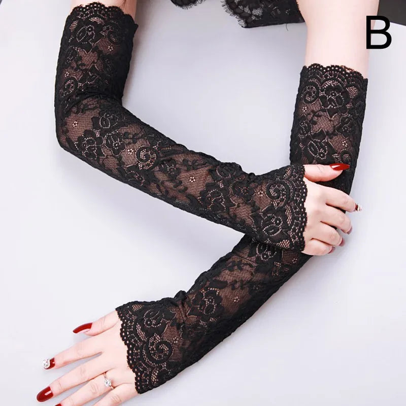 ✨ Elegant UV Protection Sleeves for Women – Breathable Summer Gloves