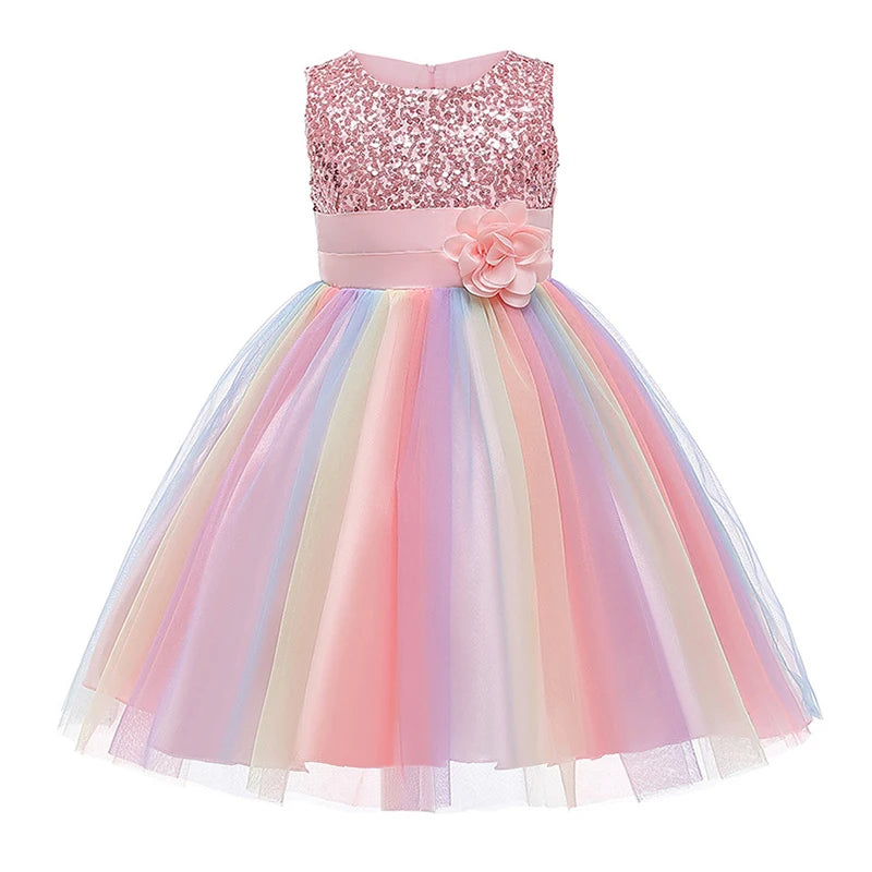 Rainbow Princess Dress
