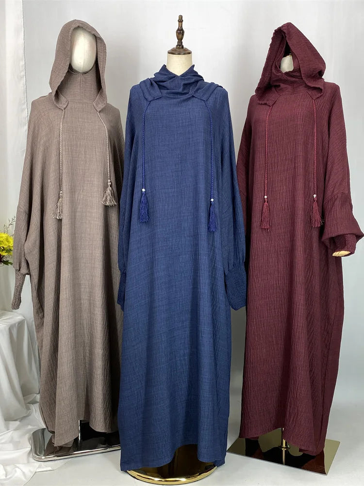 عباية كاجوال خليجية    Elegant Hooded Abaya