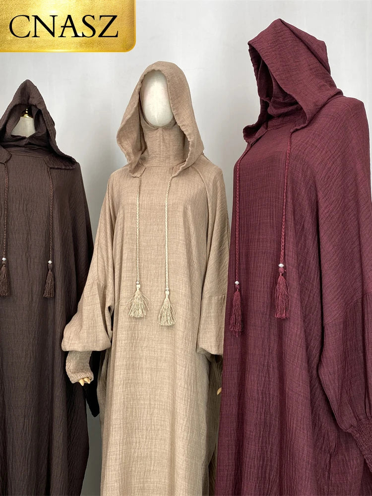 عباية كاجوال خليجية    Elegant Hooded Abaya