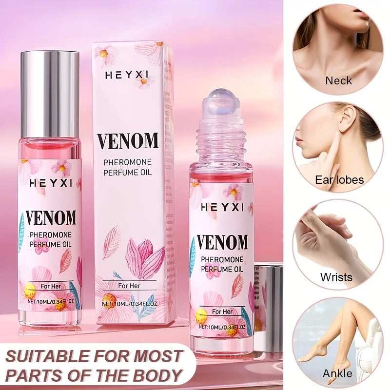 Women’s Pheromone Couple Roll-on Perfume Essential Oil Fruity Floral Long-lasting Fragrance Suitable For Carrying On Dates Gifts