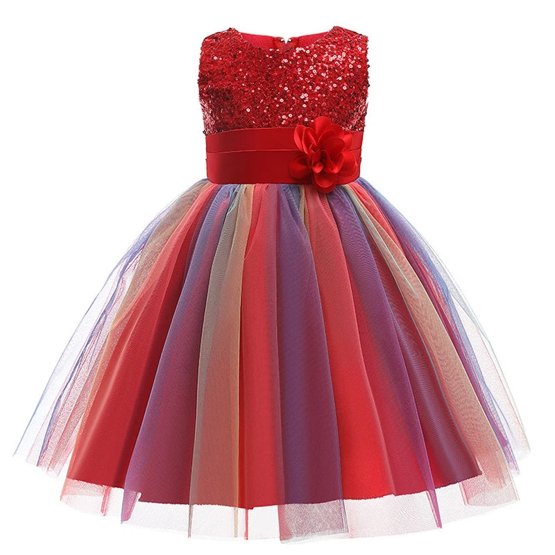 Rainbow Princess Dress