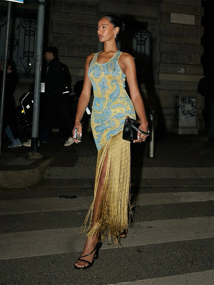 Golden Wave Dress