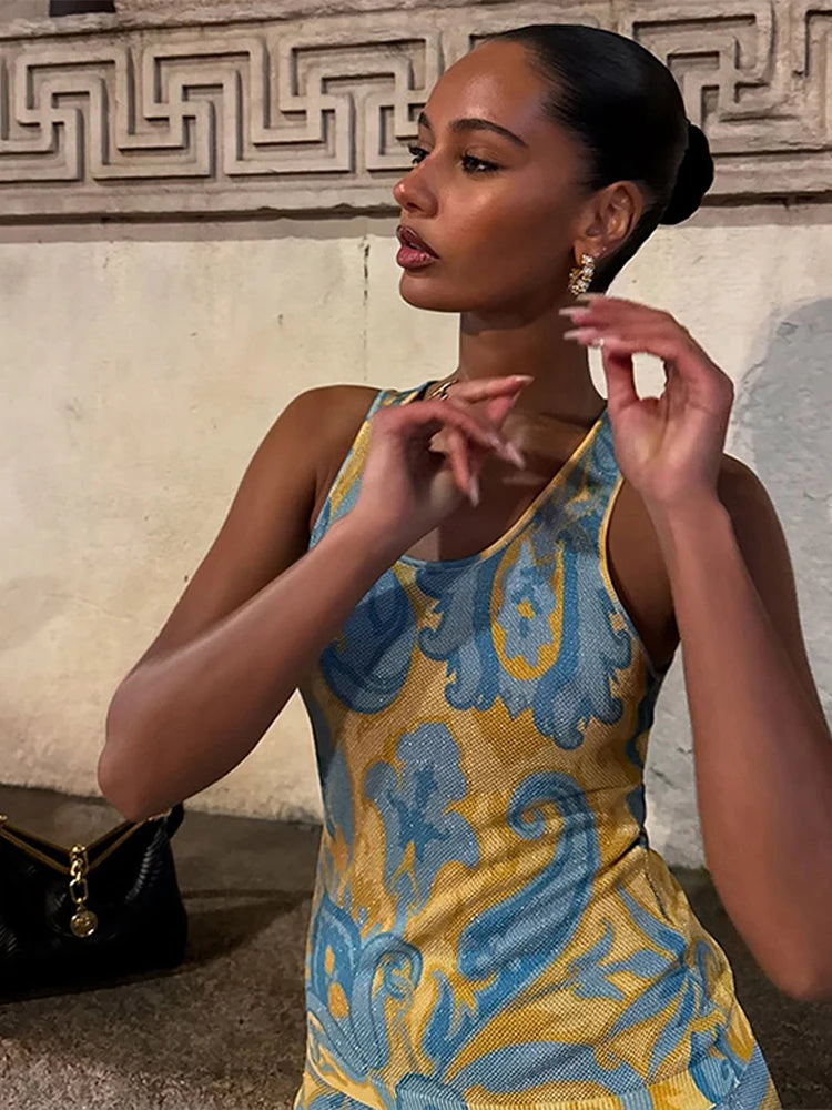 Golden Wave Dress
