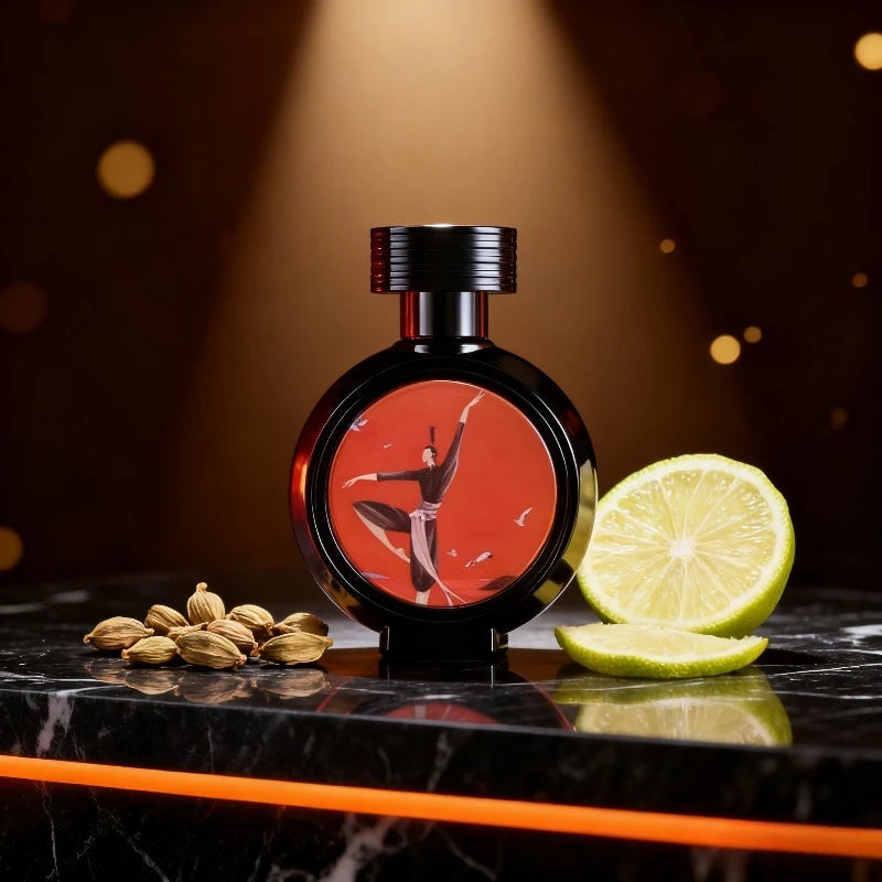 women Long Lasting Fresh Woody Perfume 75ml Oriental Elegant Fragrance with Warm Spicy Aroma Gentle Alluring Scent for Confident