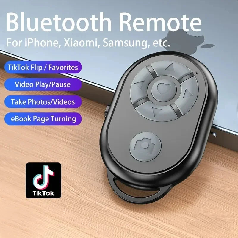 🎥 Wireless Selfie Remote Controller for TikTok & Smartphones