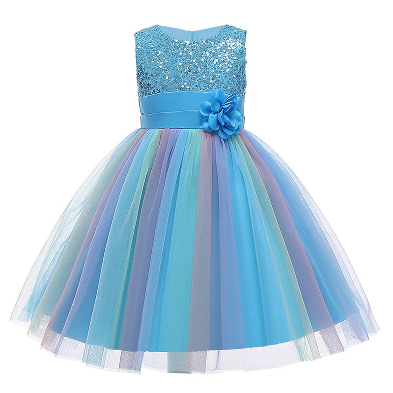 Rainbow Princess Dress