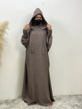 عباية كاجوال خليجية    Elegant Hooded Abaya