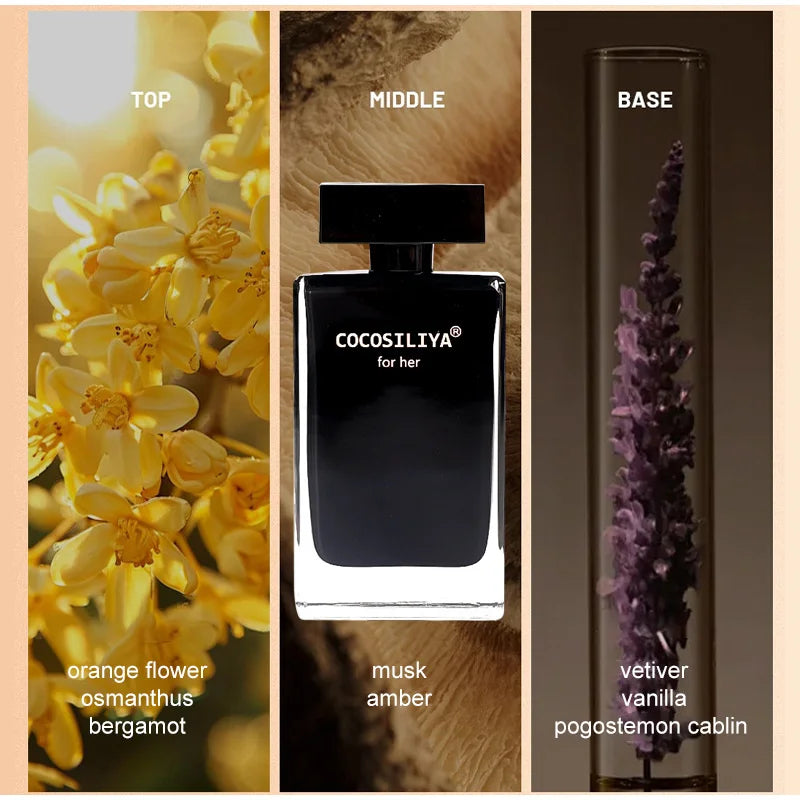 Brand Women's Perfume Floral Musk Fruity Perfume Vitality Confidence Bergamot Frankincense Perfume Nature Elegant Charm Perfume