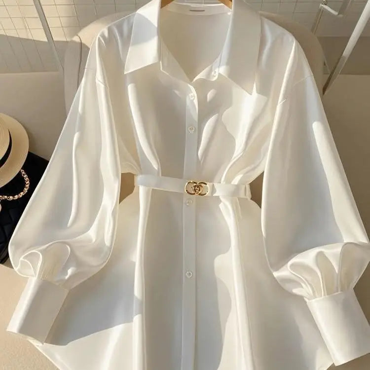 Velora Luxury White Blouse