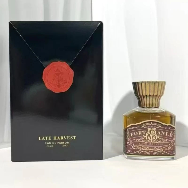 Long Lasting Perfume 50ml for Women Men Cognac Peach Rum Amber Fragrance Body Spray Oriental Woody Parfum Water Deodorant Scent