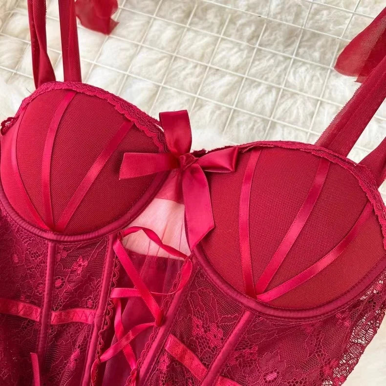 Scarlet Lace Babydoll