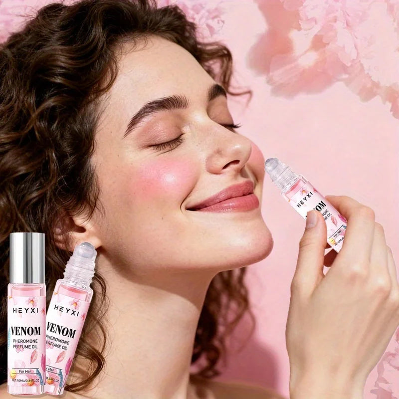 Women’s Pheromone Couple Roll-on Perfume Essential Oil Fruity Floral Long-lasting Fragrance Suitable For Carrying On Dates Gifts