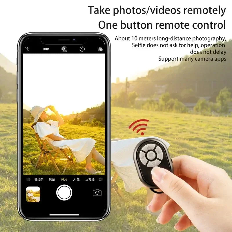 🎥 Wireless Selfie Remote Controller for TikTok & Smartphones