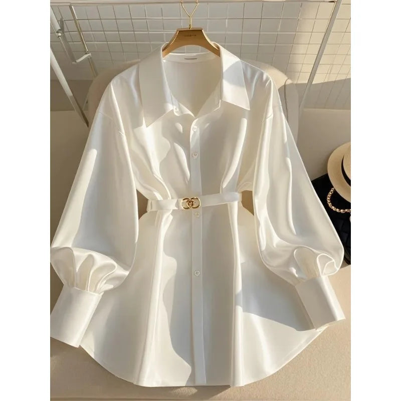 Velora Luxury White Blouse