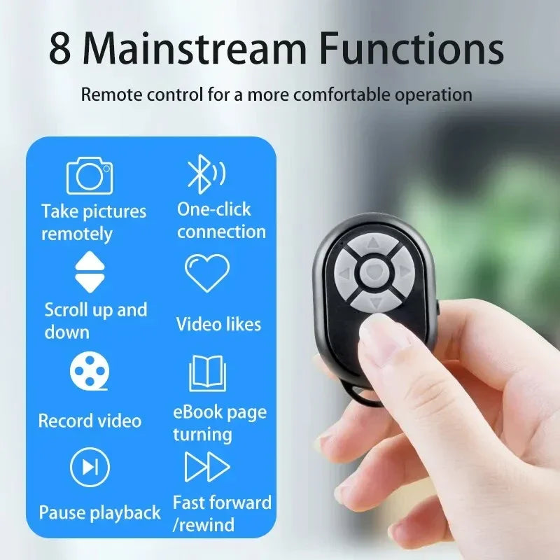 🎥 Wireless Selfie Remote Controller for TikTok & Smartphones
