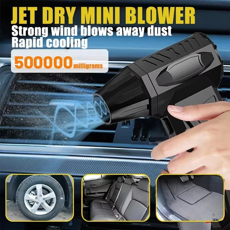 Super Violent Blower 1200000RPM Brushless Turbo Jet Blower Dry 10000mAh Fast Charging Thrust PC Cleaning Tool Duct Fan 2026 NEW