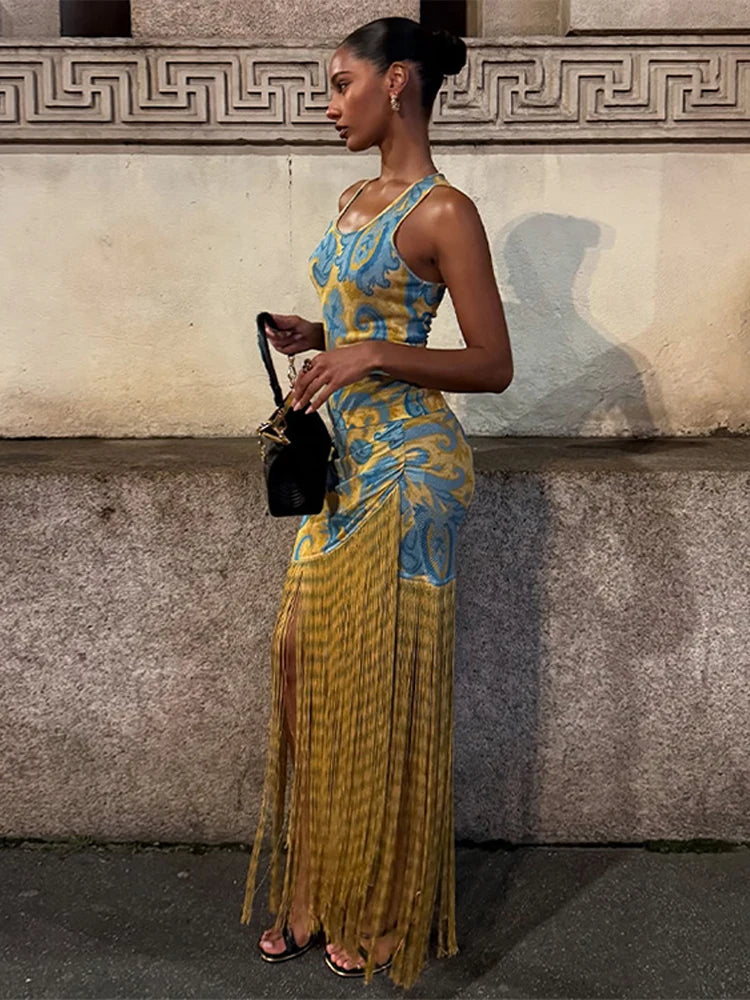 Golden Wave Dress