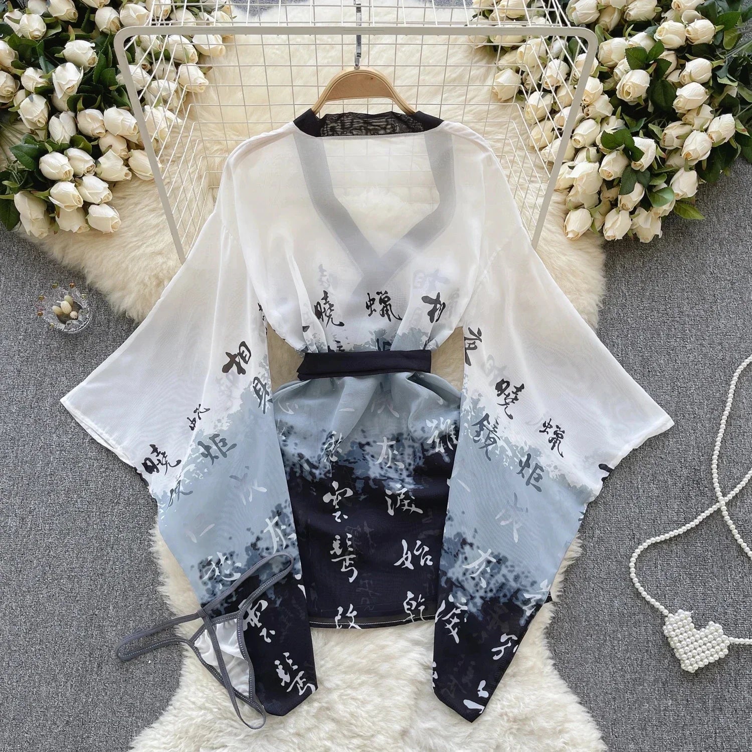 Japanese Elegance Robe 🖤