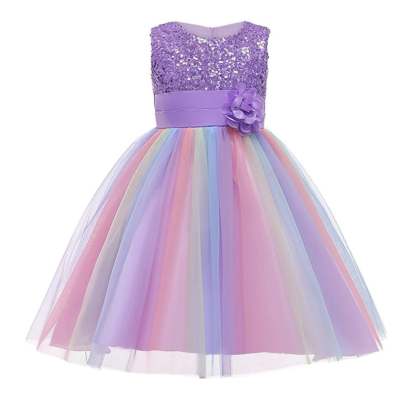 Rainbow Princess Dress