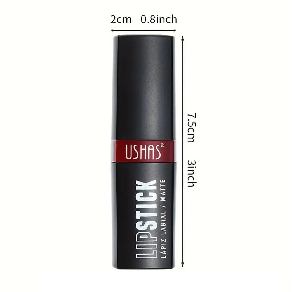 Matte Vampire Black Lipstick Matte Black Lip Stick High Impact Highly Pigmented Velvet Matte Lipstick Retro Dark Purple Lipstick