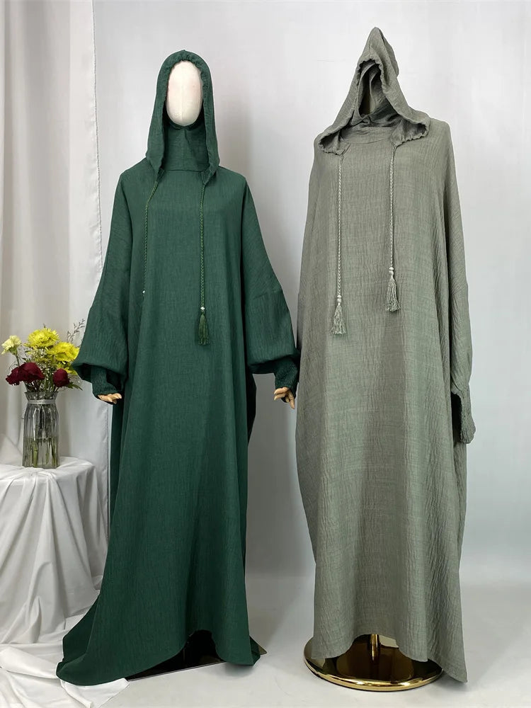 عباية كاجوال خليجية    Elegant Hooded Abaya