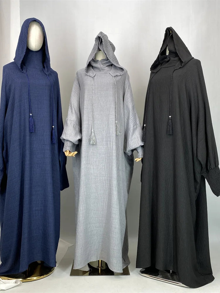 عباية كاجوال خليجية    Elegant Hooded Abaya