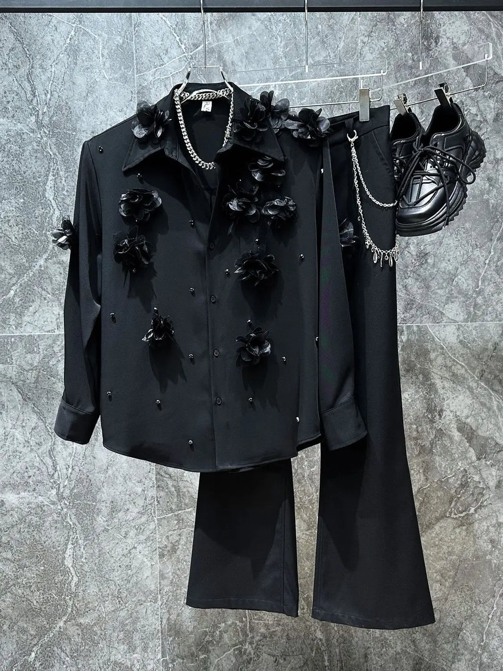 Fashion Handsome Long-sleeved Shirt 2025 New Casual Trendy Brand Loose Shirt Men's Spring Autumn